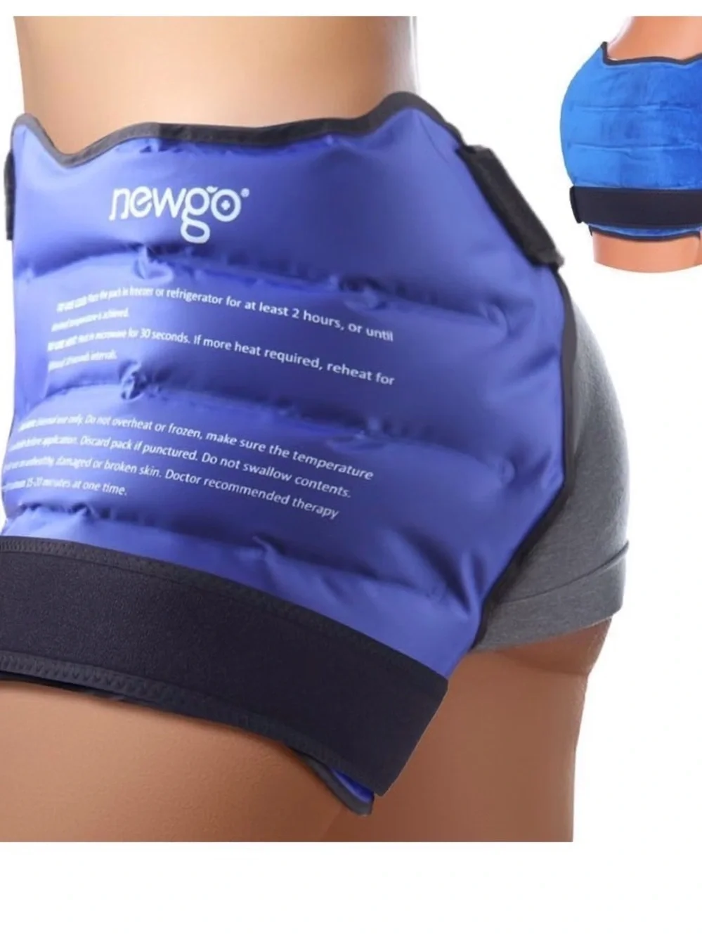 Blue Hot/Cold Waist Wrap – Reusable Pain Relief Pack